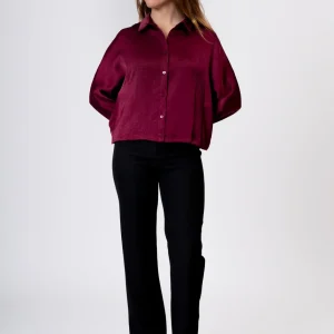 Camisa corta raso