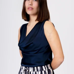 Top lencero satinado