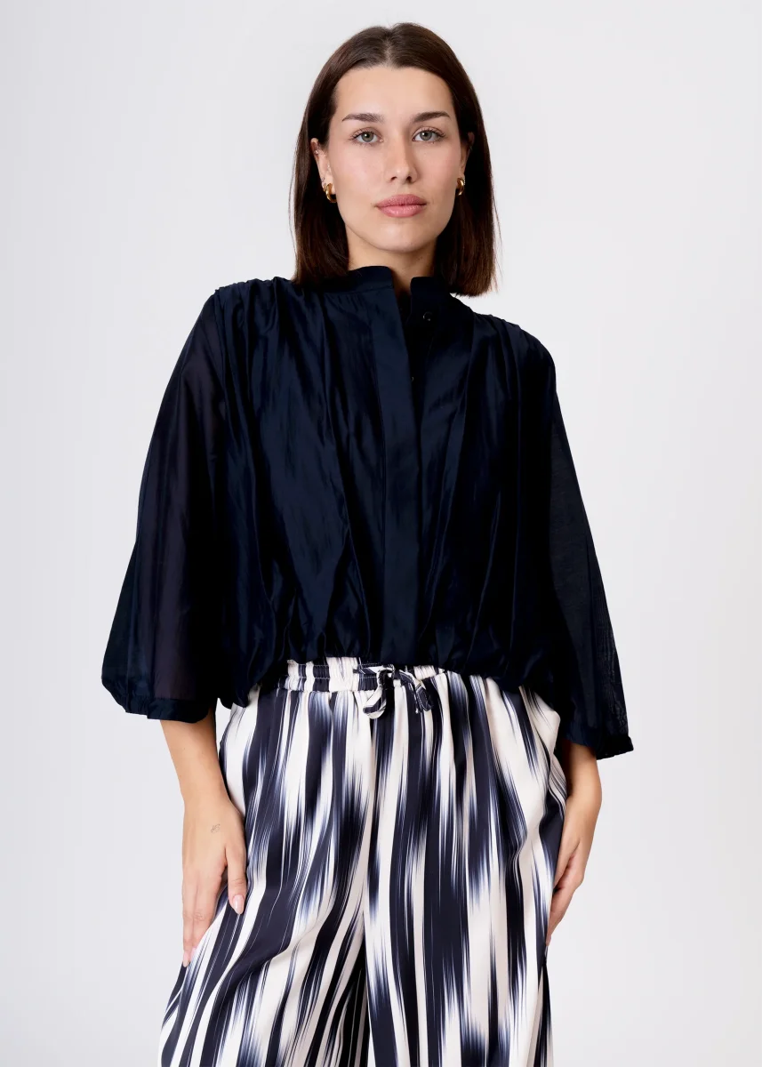 Blusa organza abullonada - Imagen 2