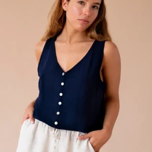 Top fluido botones