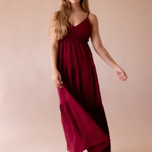 Vestido fluido largo