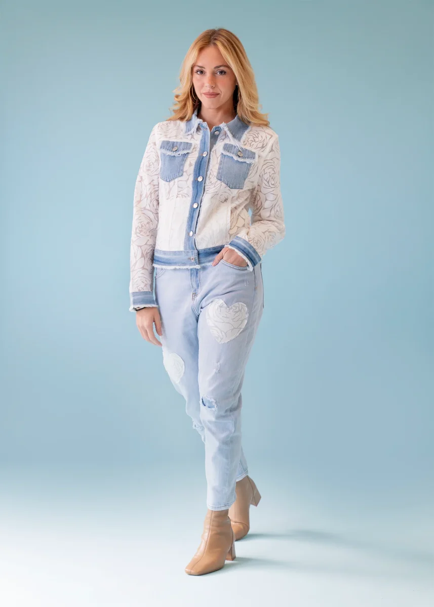 Jeans corazón devoré - Imagen 3
