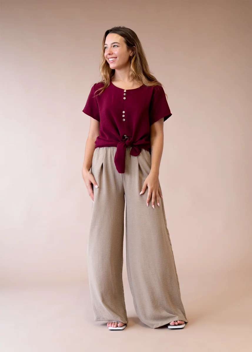 Blusa botones fluida - Imagen 3