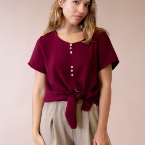 Blusa botones fluida