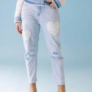 Jeans corazón devoré