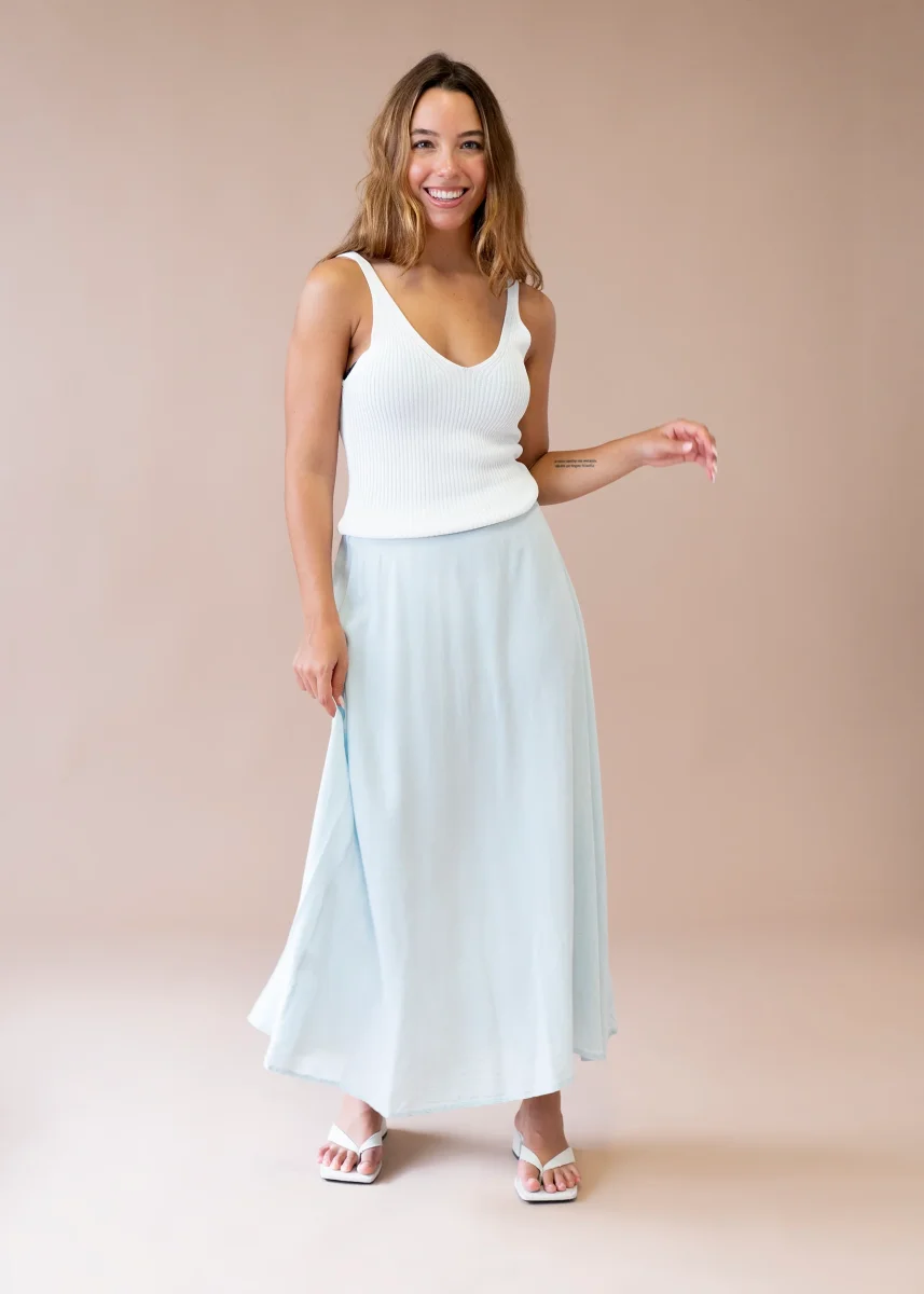 Falda denim