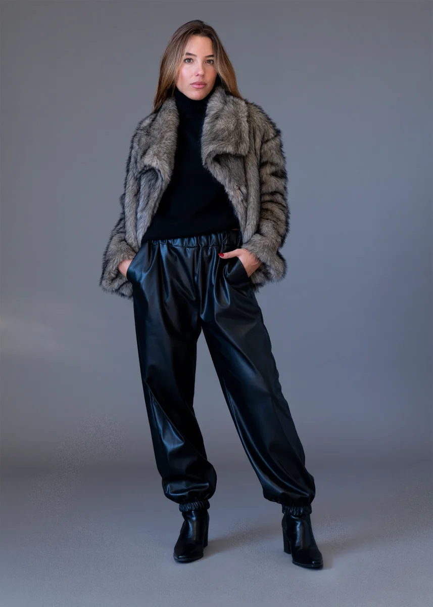 Chaqueta efecto pelo - Imagen 3