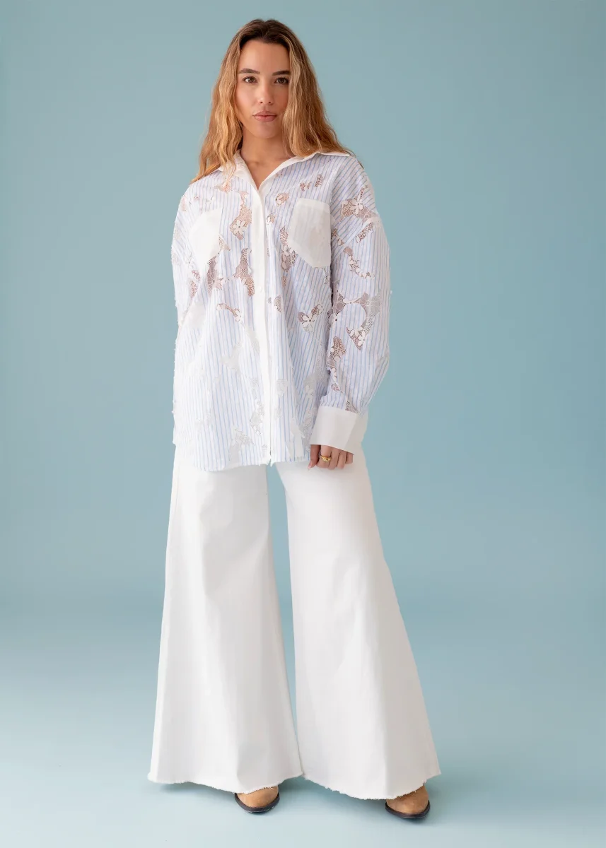 Camisa rayas blonda - Imagen 3