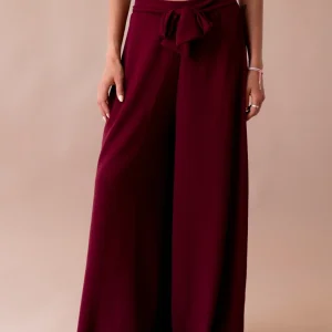 Pantalones fluidos lazo