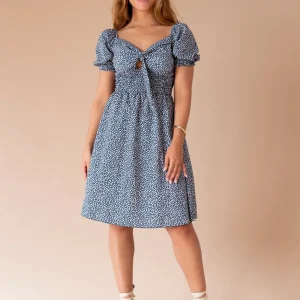 Vestido corto floral