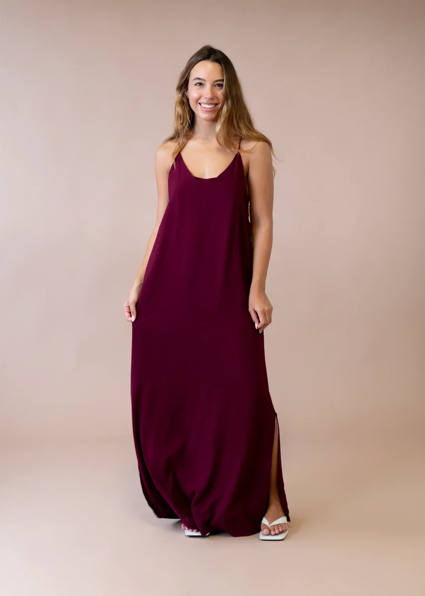 Vestido joya largo fluido - Imagen 3