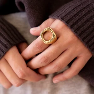 Anillo cuadrado redondeado
