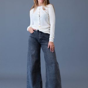 Cárdigan lana botones