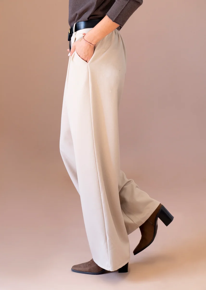 Pantalones sarga anchos - Imagen 4