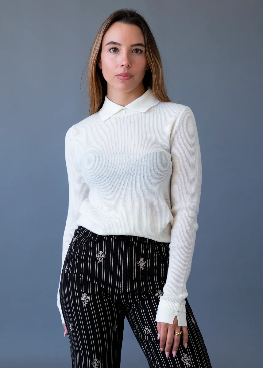 Jersey mohair polo - Imagen 2