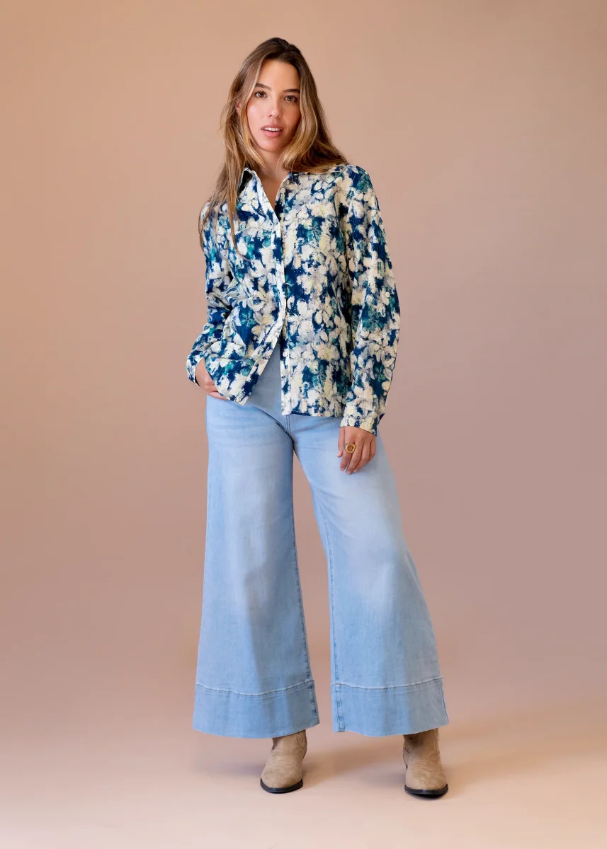 Camisa flores - Imagen 2