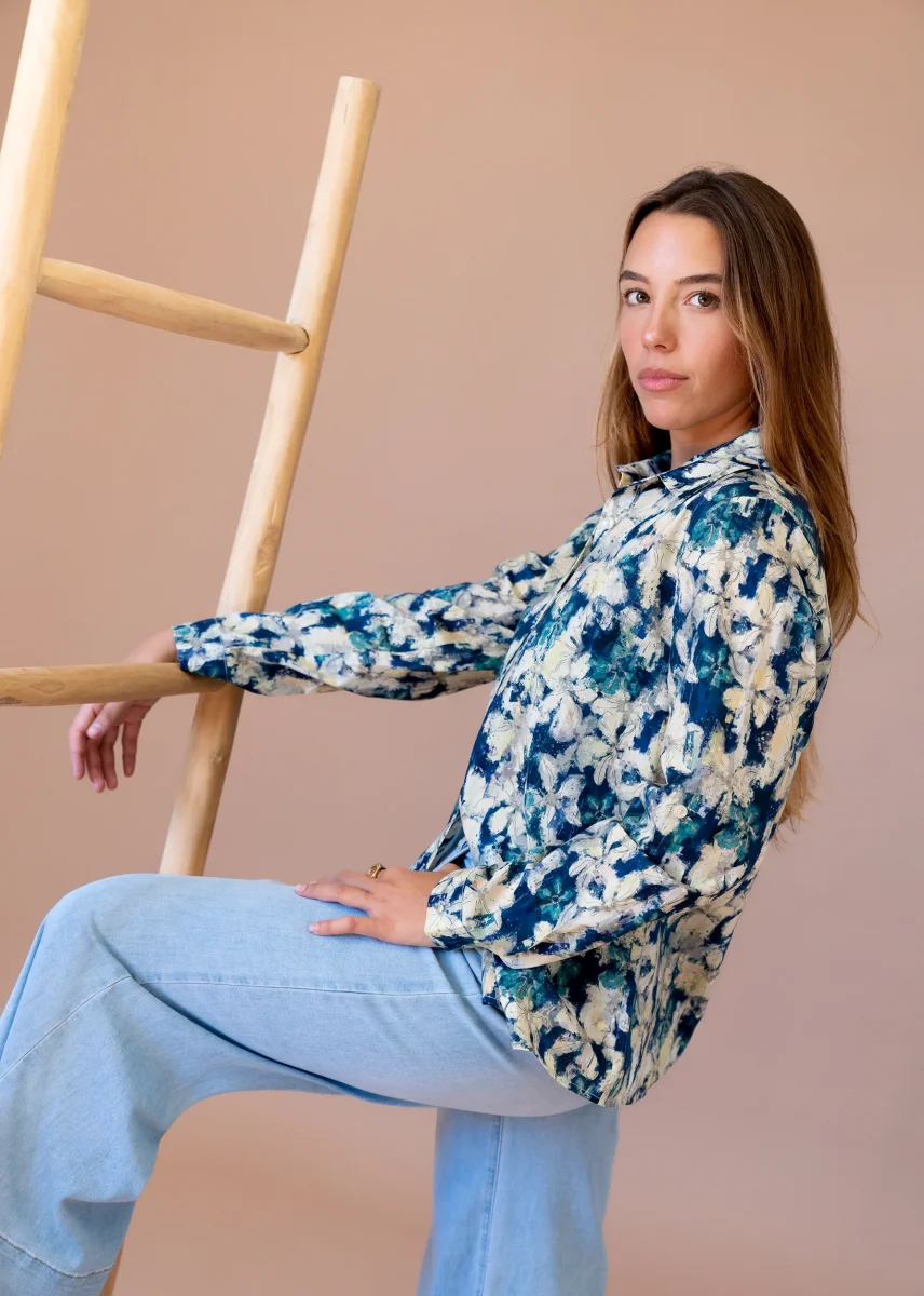 Camisa flores - Imagen 3