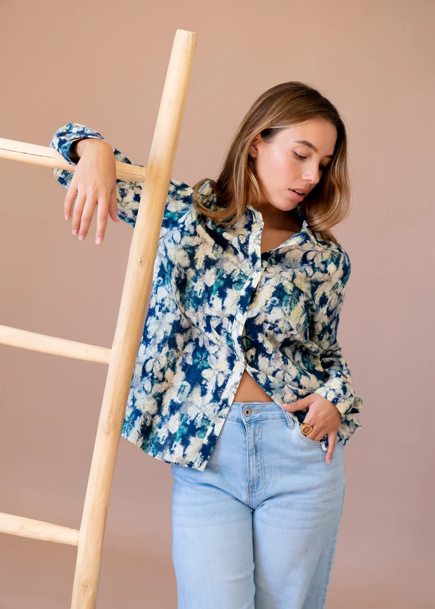 Camisa flores - Imagen 4