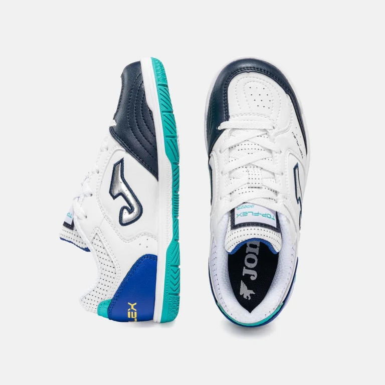ZAPATILLA JOMA TOP FLEX JR 2632 BLANCO INDOOR - Imagen 5