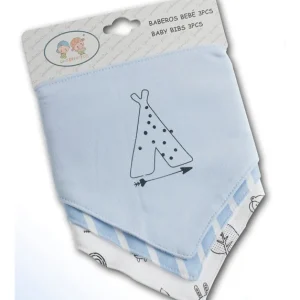 GAMBERRITOS 10469 Juego de 3 Baberos Tipo Bandana