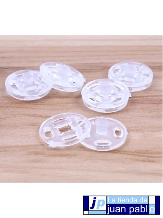 GENIZ 19205 Broche Transparente 10mm - Imagen 2