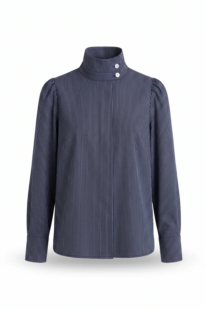 Blusa Rigot Azul Marino - Imagen 7