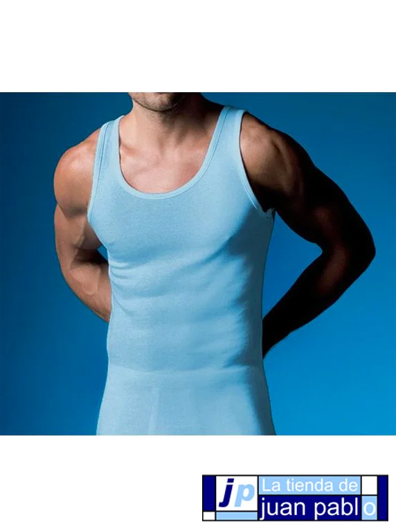 GIL MAS 1291 Camiseta Caballero Tirante Ancho - Imagen 3