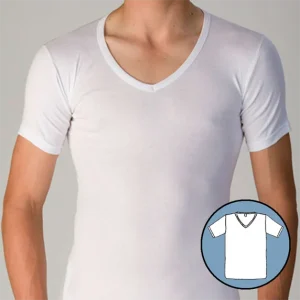GIL MAS 1294 Camiseta Caballero Manga Corta Pico