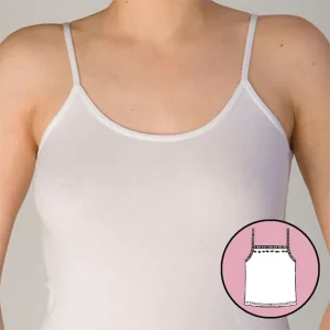 GIL MAS 2980 Camiseta Señora Tirante Fino Algodón Lycra