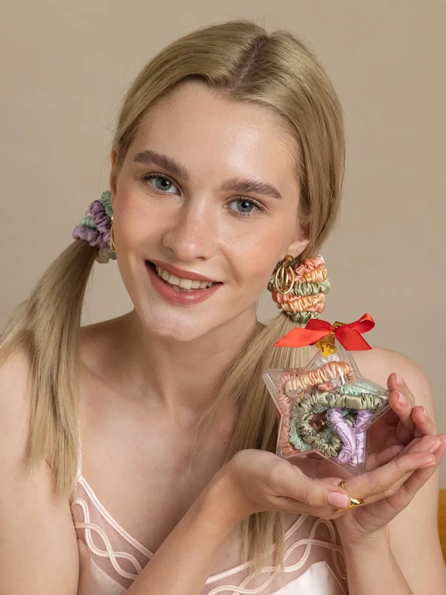 6 Coleteros Delgados De Seda Para Fiestas - 1cm - Imagen 4