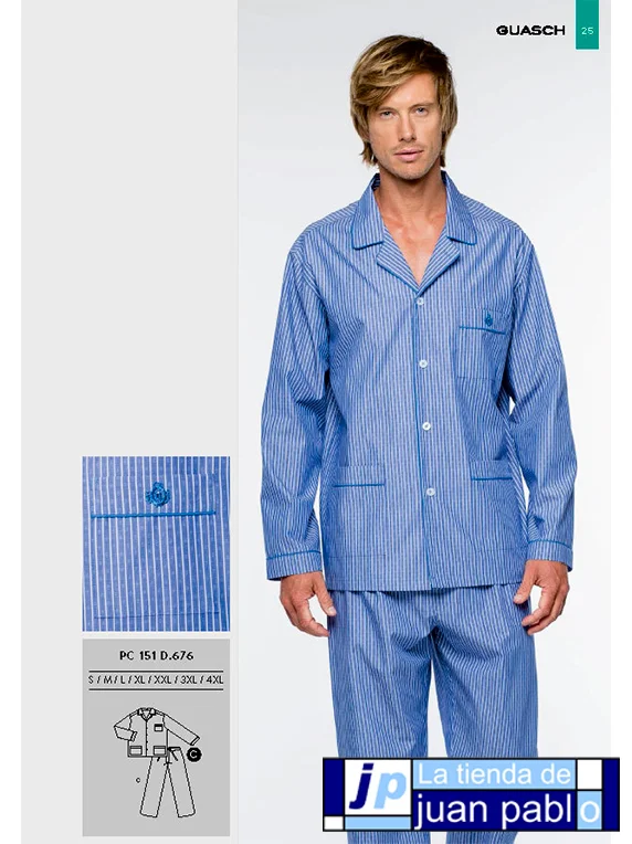 Guasch PC151 Pijama Caballero Tela