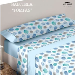 ICELANDS Juego de Sábanas de Tela