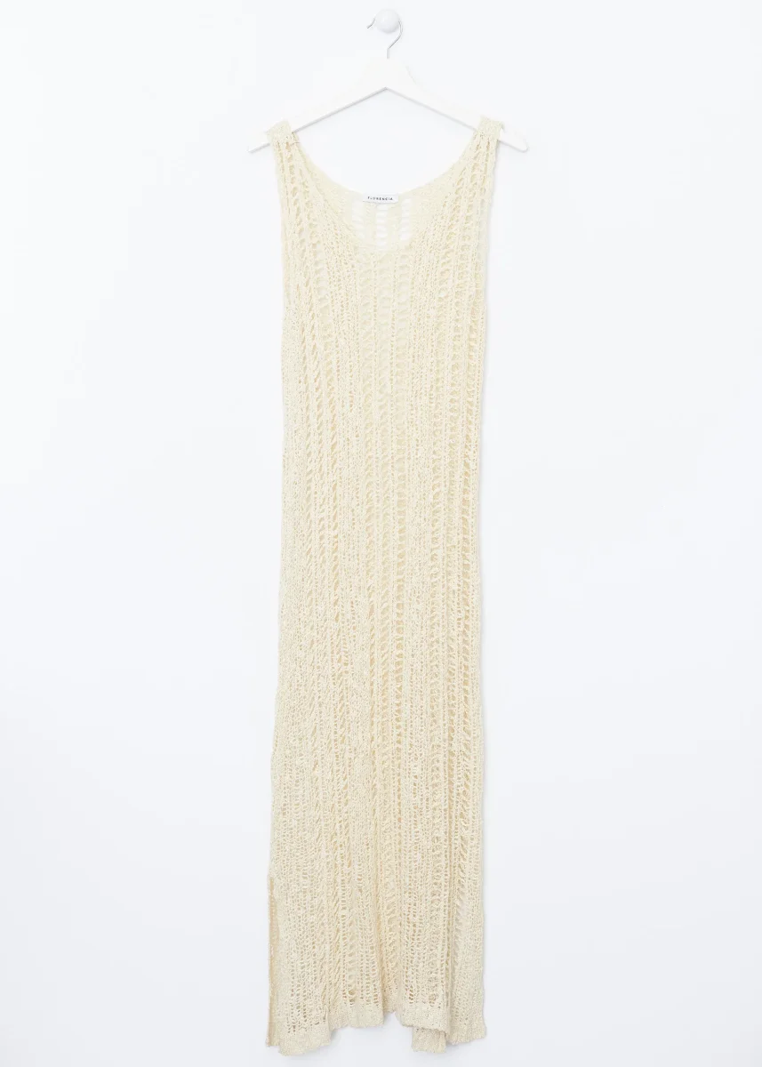 Vestido largo calado - Imagen 8