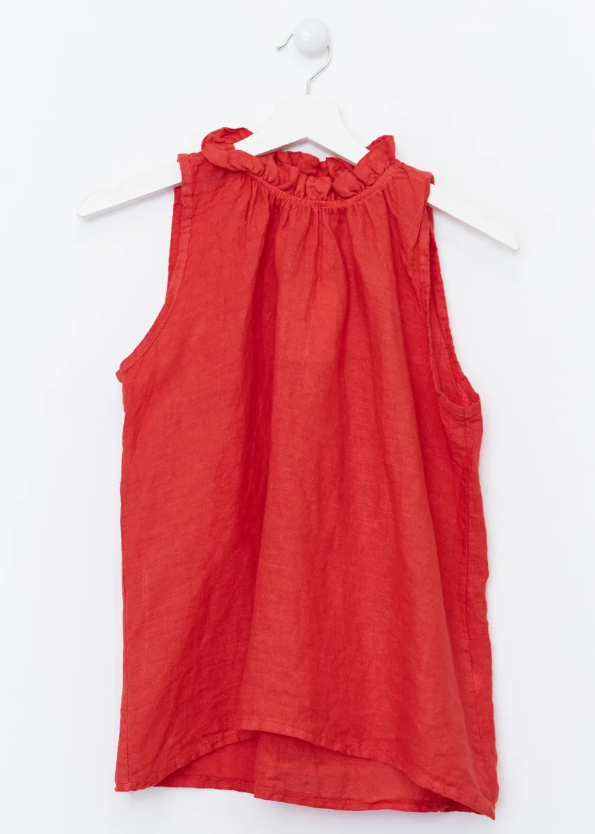 Top halter lino - Imagen 8