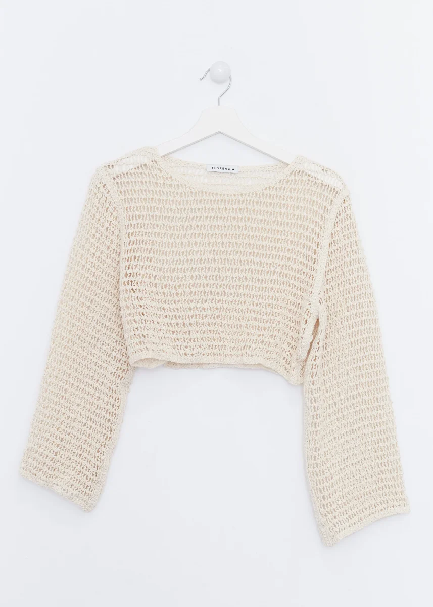 Jersey crop crochet - Imagen 8