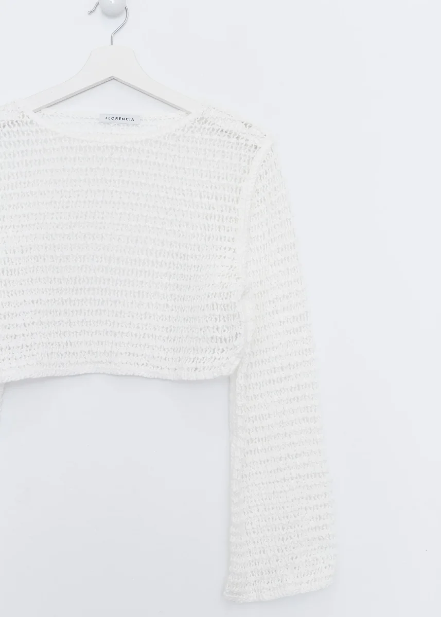 Jersey crop crochet - Imagen 5