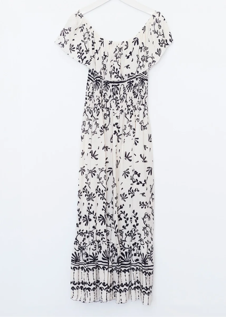 Vestido fruncido ramas - Imagen 8