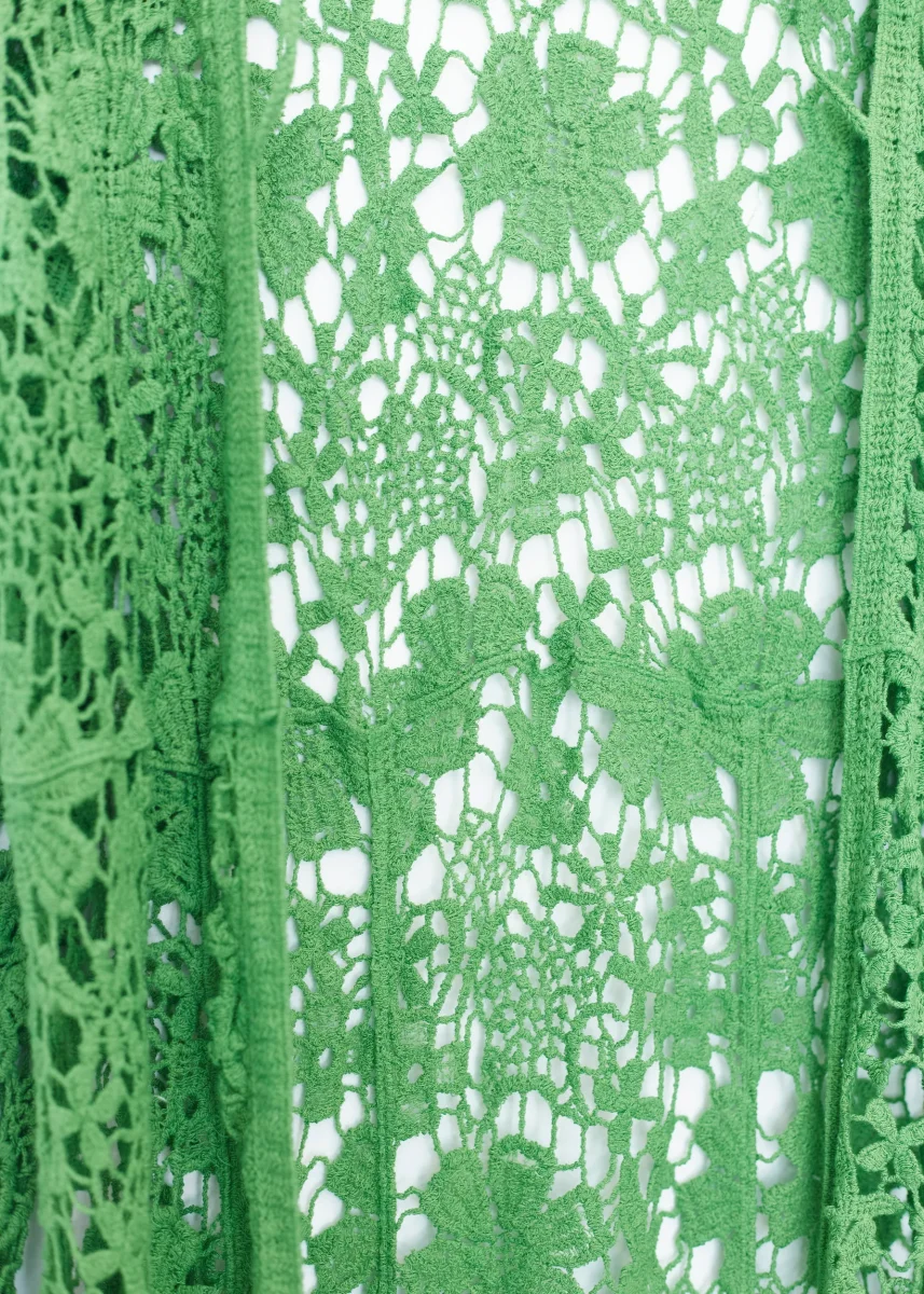 Chaqueta crochet larga - Imagen 3