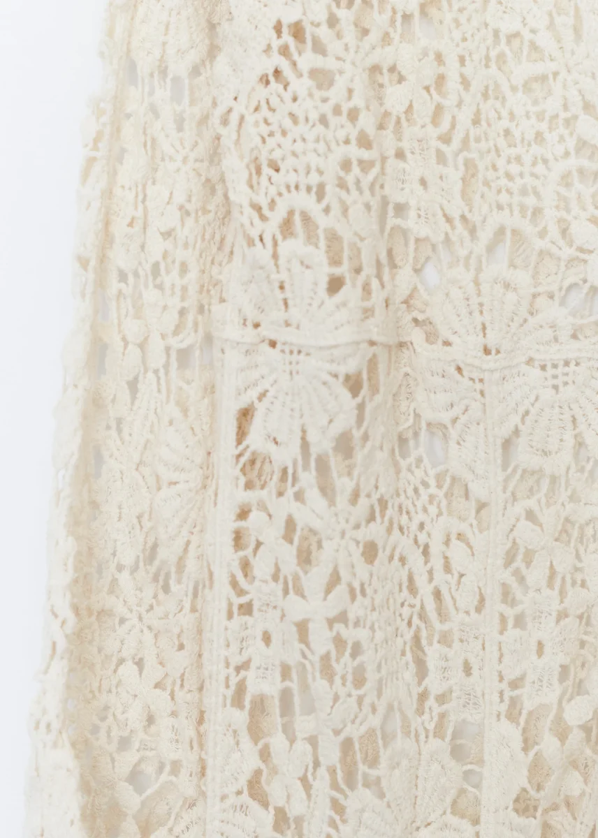 Chaqueta crochet larga - Imagen 5
