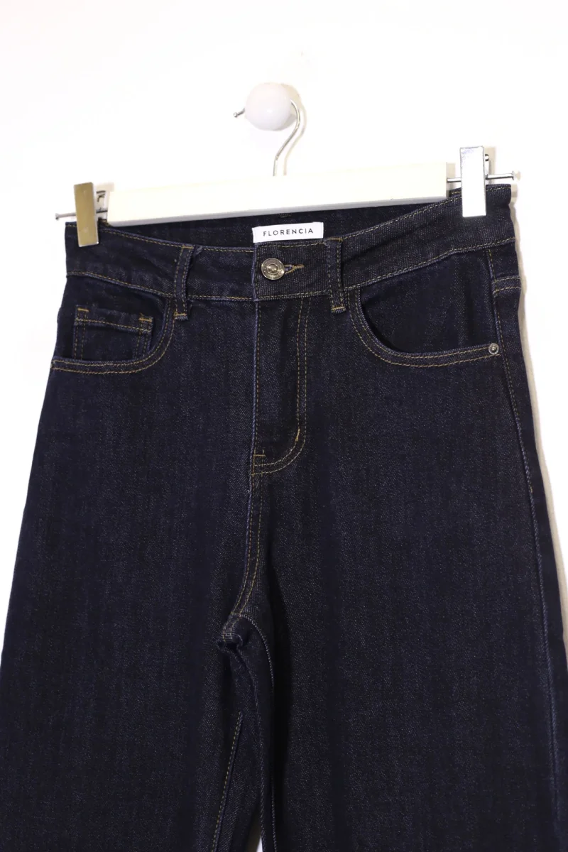 Jeans rectos bordados - Imagen 5