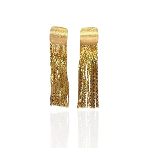 Pendientes Flecos Dorados