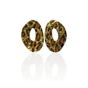 Pendientes Animal Print Dorados