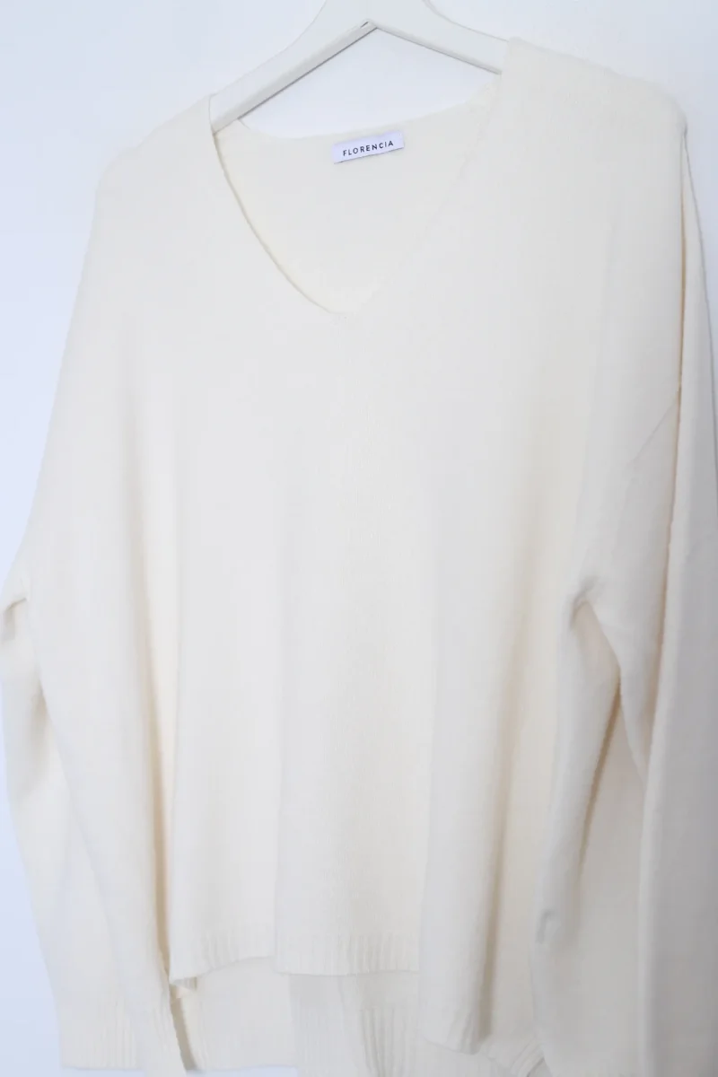 Jersey sin costuras cuello punta - Imagen 7