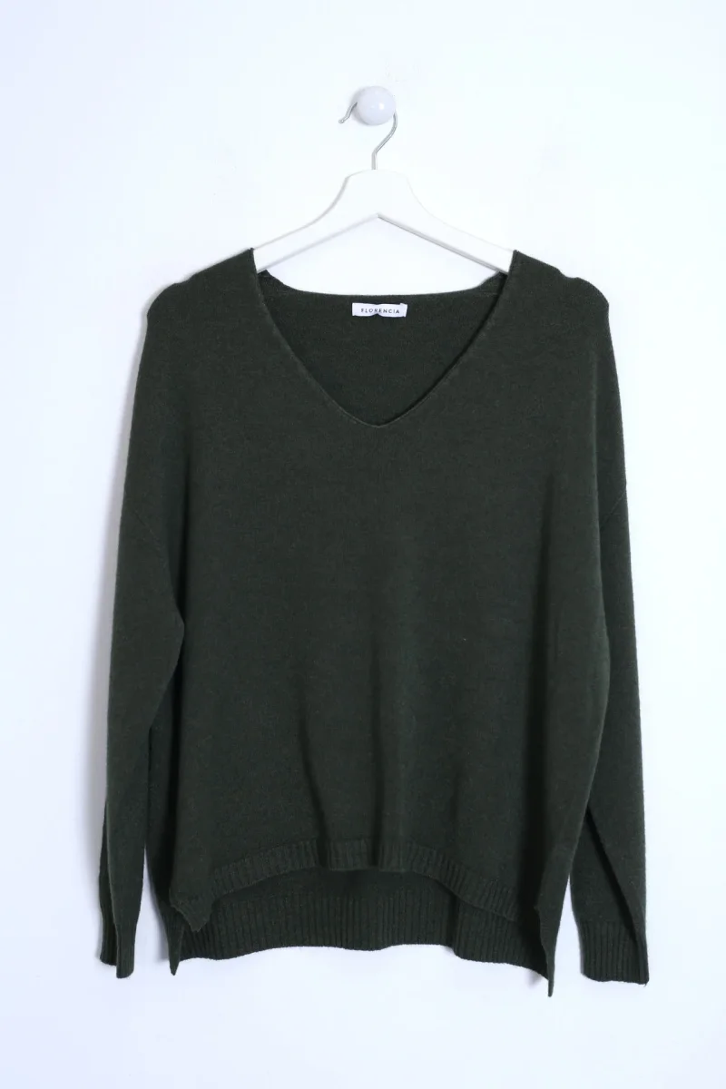 Jersey sin costuras cuello punta - Imagen 8