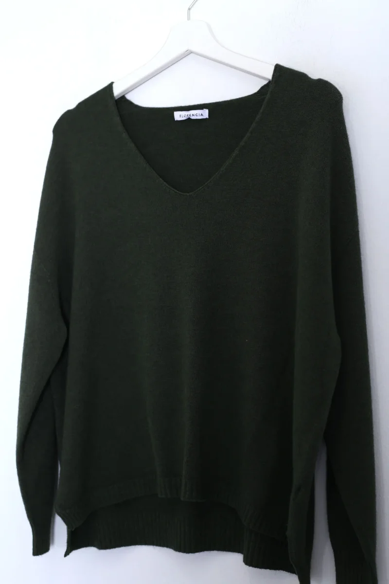 Jersey sin costuras cuello punta - Imagen 9
