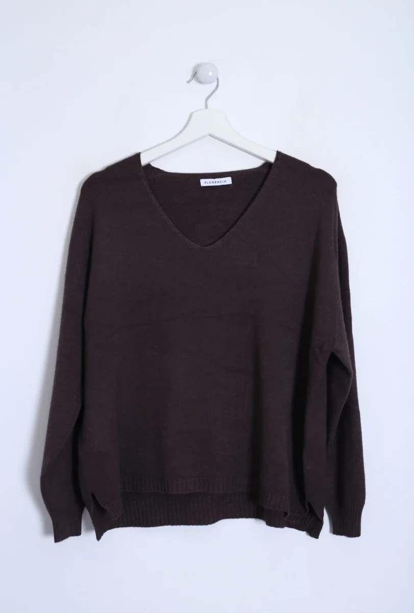 Jersey sin costuras cuello punta - Imagen 4