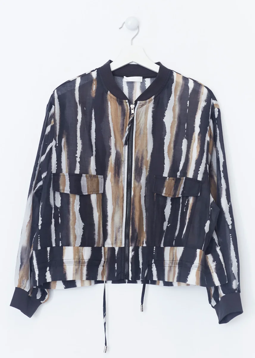 Bomber organza estampada - Imagen 6