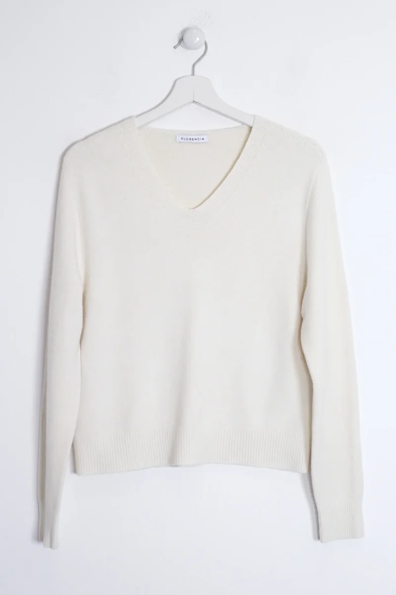 Jersey sin costuras cuello punta - Imagen 6