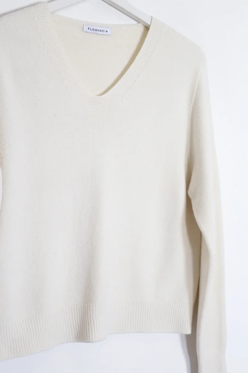 Jersey sin costuras cuello punta - Imagen 7
