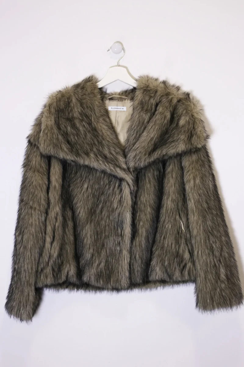 Chaqueta efecto pelo - Imagen 7